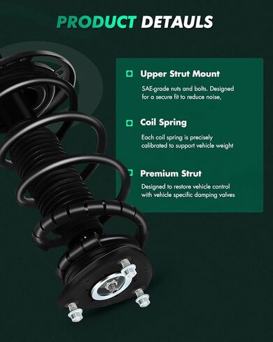 SCITOO Front Pair Strut & Spring Complete Assembly Compatible with 2013-2016 for Mazda CX-5 Complete Struts 2333560L 2333560R in Saudi Arabia