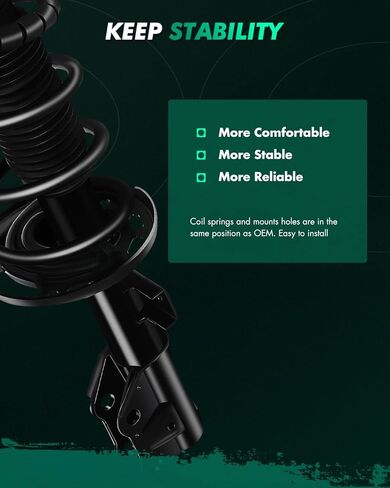 SCITOO Front Pair Strut & Spring Complete Assembly Compatible with 2013-2016 for Mazda CX-5 Complete Struts 2333560L 2333560R in Saudi Arabia