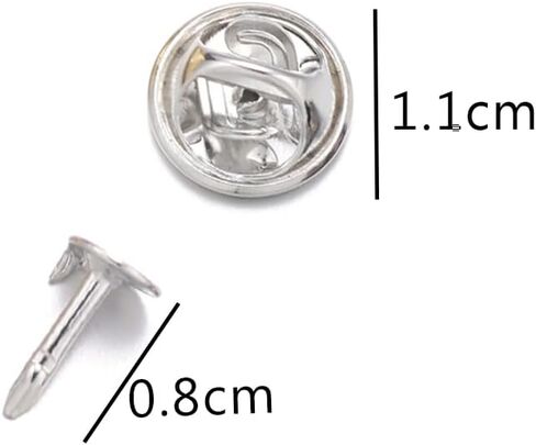 100pcs DIY Brooch Pins Nail Jewelry Metal Accessories Bow Buckle Needle Hand-made Materials in Saudi Arabia
