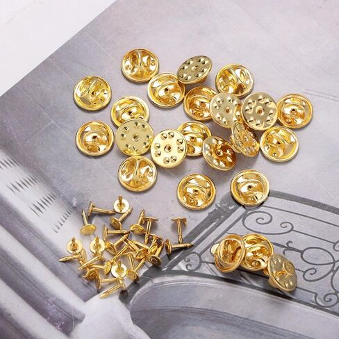 100pcs DIY Brooch Pins Nail Jewelry Metal Accessories Bow Buckle Needle Hand-made Materials in Saudi Arabia