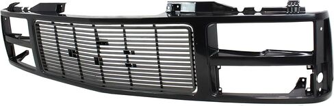 مجموعة الشبكة الأمامية Garage-Pro لسيارة GMC Yukon 1992-1993، K2500 1988-1993، C1500، C2500، Black Grill GM1200391 in Kuwait