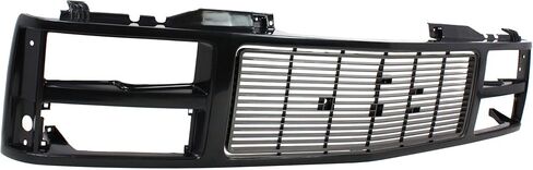 مجموعة الشبكة الأمامية Garage-Pro لسيارة GMC Yukon 1992-1993، K2500 1988-1993، C1500، C2500، Black Grill GM1200391 in Kuwait