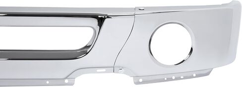 KUAFU Front Bumper Face Bar Compatible with 2006-2008 Ford F-150 2007-2008 Lincoln Mark LT w/Fog Light Holes Replacement for FO1002399 6L3Z17757BA Chrome Steel Silvery in Saudi Arabia