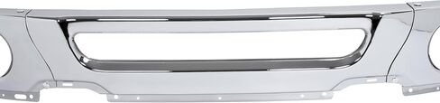 KUAFU Front Bumper Face Bar Compatible with 2006-2008 Ford F-150 2007-2008 Lincoln Mark LT w/Fog Light Holes Replacement for FO1002399 6L3Z17757BA Chrome Steel Silvery in Saudi Arabia