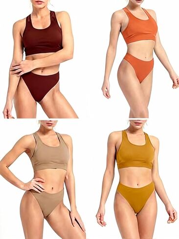 GRANKEE Women's Breathable Seamless Thong Panties No Show Underwear Pack in Kuwait