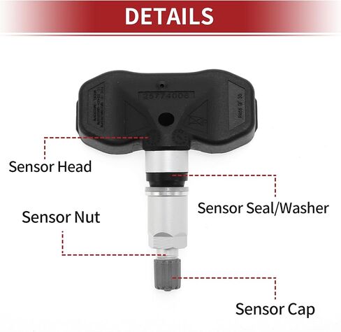 ACROPIX 315MHz Tire Pressure Sensor Tire Pressure Monitoring Sensor for Buick Lucerne 2007-2011 No.25774006 in Saudi Arabia