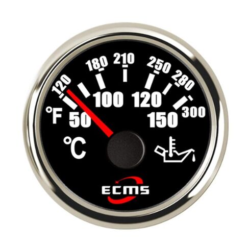 2'' 52mm Motorcycle Water Temp Temperature Gauge LCD Meter Auto Car Truck DC12V 24V in Saudi Arabia