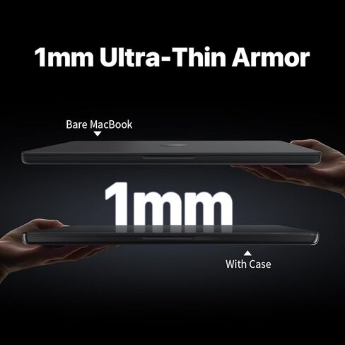 حافظة لجهاز MacBook Pro 16 بوصة 2024-2021 M4 M3 M2 M1 Pro/Max [رائعة 100% أسود كريستالي] [تغطية كاملة للزاوية] لـ A3403 A3186 A2991 A2780 A2485 غطاء كمبيوتر محمول واقٍ صلب - أسود كريستالي in Kuwait