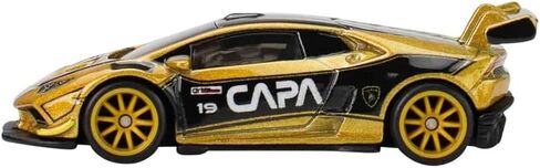 Hot Wheels Premium Pop Culture Gran Turismo Lamborghini Huracán LP 620-2 Super Trofeo 1:64 Scale Die-Cast Car, Metal Body & Real Riders Tires, Collector Vehicle JBL75 in Saudi Arabia