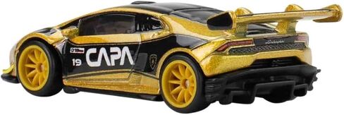 Hot Wheels Premium Pop Culture Gran Turismo Lamborghini Huracán LP 620-2 Super Trofeo 1:64 Scale Die-Cast Car, Metal Body & Real Riders Tires, Collector Vehicle JBL75 in Saudi Arabia