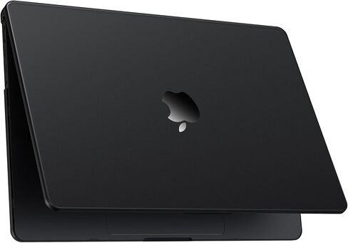 حافظة لجهاز MacBook Pro 16 بوصة 2024-2021 M4 M3 M2 M1 Pro/Max [رائعة 100% أسود كريستالي] [تغطية كاملة للزاوية] لـ A3403 A3186 A2991 A2780 A2485 غطاء كمبيوتر محمول واقٍ صلب - أسود كريستالي in Kuwait