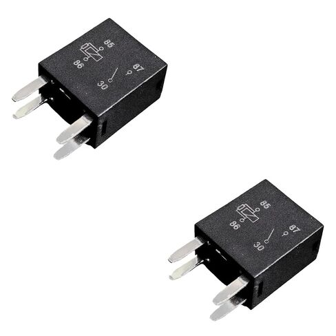 1R1056 2 قطعة مرحل بداية متوافق مع شيفروليه سيلفرادو 1500 2500 Hd 3500 إكوينوكس كوبالت ماليبو إمبالا تاهو ليمتد إكسبريس ترافيرس 03-17، 12 فولت 25 أمبير 4 دبوس، AR176 DR1068 12088567 in Kuwait