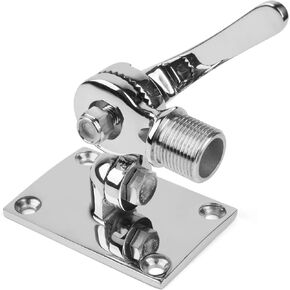 Marine VHF Antenna 316 Stainless Steel Adjustable Base Mount for Boats