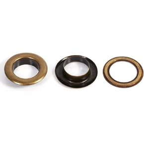 metal grommets 3 4 inch, eyelet grommet multiple DIY Handmade Antique Brass Grommets Leather Craft Kit with Accessories 17mm Washers for Canvas Clothes Belts Shoes 3/4 20Sets Bronze Black Gold Round in Saudi Arabia