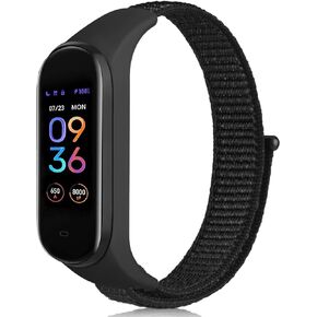 Nylon Bands for Amazfit Band 5 Replacement Strap Women Men, Soft Nylon Sport Strap Bracelet Compatible with Amazfit Band 5 Accessories