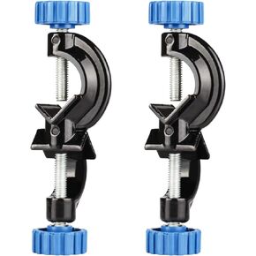 StonyLab 2-Pack قابل للتعديل Bosshead المشبك حامل، مختبر الثقيلة رئيس رئيس المشبك حامل الجسم سبائك الألومنيوم، وقضبان تصل إلى 16 مم للاستخدام المختبر