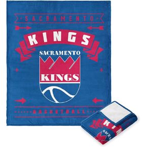 Northwest NBA Sacramento Kings Silk Touch Throw Blanket, 50" x 60", Hardwood Classics