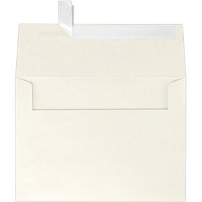 LUXPaper A4 Invitation Envelopes | Peel & Press | 4 1/4" x 6 1/4" | Blonde Metallic | 80lb. Text | 50 Qty