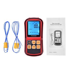 GM1312 Digital Thermocouple Thermometer 2 Channels LCD Display Temperature Meter