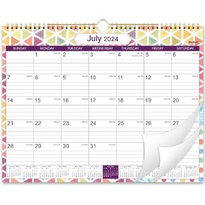 2025-2026 Wall Calendar - Monthly Wall Calendar 2025-2026, 15" x 11.5", July 2025 - December 2026, Calendar with Lined Blocks, Julian Date and Holidays - Perfect Home, School, Office Planning Tool