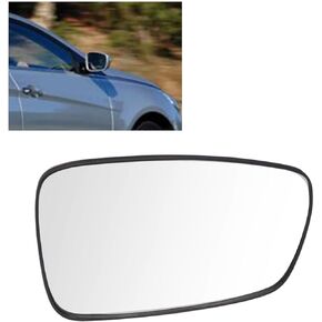 FZJDSD Passenger Right Side Heated Mirror Glass Compatible with Hyundai Sonata 2011 2012 2013 2014 Replace 876213Q010 HY1325108