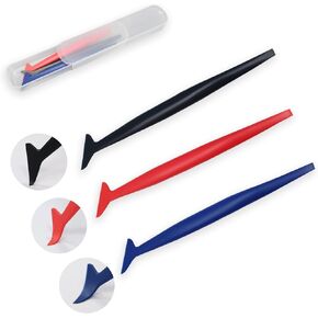 NBTOOL Vinyl Wrap Tools 3 in 1 Car Wrap Tools Flexible Vinyl Squeegee Micro Squeegee Curves Slot Tint Tools for Vinyl Wrapping Film Application