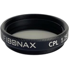 FIBONAX CPL Telescope Filter, Optical Glass Multi-Layer Coating, Waterproof and Scratch-Resistant, Compatible with 1.25 inch Telescope eyepieces or Electronic eyepieces, Circular Polarizer Filter