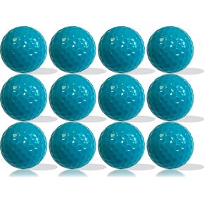 Plain Color Golf Balls 1 Dozen Blank, Non-Printed