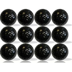 Plain Color Golf Balls 1 Dozen Blank, Non-Printed