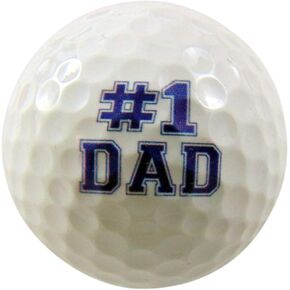 Westmon Works #1 Dad Fathers Day Golf Ball for Golfing Dad