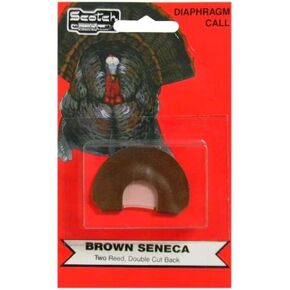 Pete Rickard's Scotch The Seneca Brown Double Reed Turkey Diamphragm Mouth Call