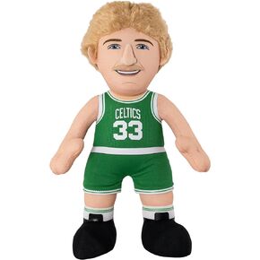 Boston Celtics Larry Bird 10" Plush Figure - A Legend for Play Or Display
