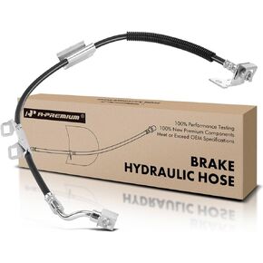 A-Premium Front Passenger Brake Hydraulic Hose Compatible with Select Chevy and GMC Models - Silverado 1500 2003-2005, Sierra 1500 2003-2005, RWD