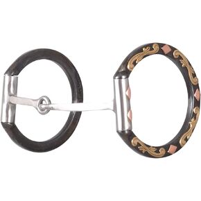 Classic Equine Sherry Cervi Diamond D-Ring Barrel Bit with Square Bar