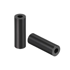 uxcell Nylon Round Spacer Washer 3.2mm ID 7mm OD 2mm Height for M3 Screws Black 100Pcs
