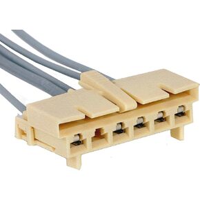 ACDelco GM Original Equipment PT199 6-Way Female Black and Natural Colored Multi-Purpose Pigtail