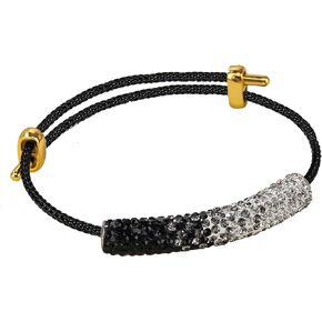 Crystal Braided Tube Evil Eye Rope Wrap Bracelets For Women Adjustable Braided Cord Bracelets Jewelry Gifts