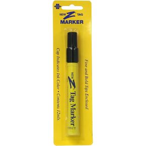 Z Tags North America LP Black Marking Pen Special Ink Penetrates deep Into The Tag for Long Lasting Legibility