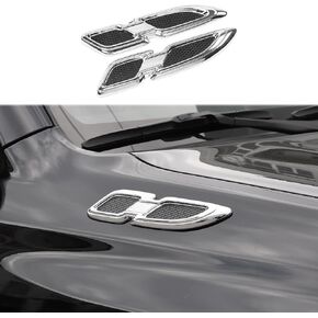 Linskip Hood Vent Covers Compatible with Toyota 4Runner 2017-2023, Engine Vent Hood Air Intake Decals, for 4Runner Vent accessories 2PCS Universal(red)