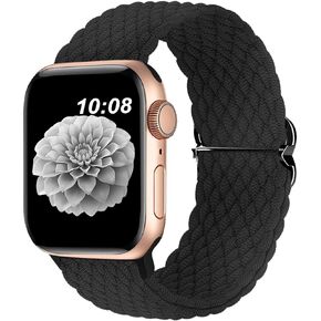 DOBSTFY Compatible with Apple Watch Band 40mm 38mm 41mm 42mm 44mm 45mm 49mm for Women Men,Stretchy Braided Apple Watch Strap for iWatch Series 9 8 7 6 5 4 3 2 1 SE Ultra/Ultra 2