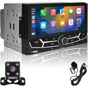 2024 Latest Original Car Style 6.9inch 2+32GB IPS Full Touch Screen Android Car Radio Audio Video Stereo Player for 2Din Raido Model with CarPlay Android Auto WiFi BT MirrorLink GPS Navigation