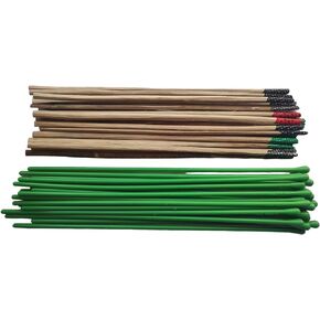 Dhol Beaters Dhol sticks 3 pcs Fiber + 3 pcs Wooden Tilli Chanti