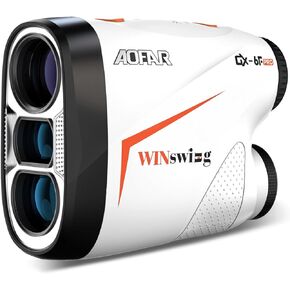 محدد نطاق الجولف AOFAR GX-6F PRO مع مفتاح منحدر وزاوية، قفل العلم مع اهتزاز النبض والمسح المستمر، تصميم البطولة، محدد المدى 600 ياردة لقياس المسافة