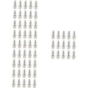 Kisangel 64 pcs Stainless Steel Steel Track Running Sneakers Cleats Shoe Spikes Short Running Supplies Supplies
