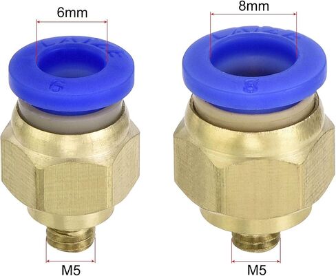 uxcell Pneumatic Air Cylinder 16mm Bore 300mm Stroke with Y Connector and Quick Fittings, MAL 16x300, for Automatic Equipment in Saudi Arabia