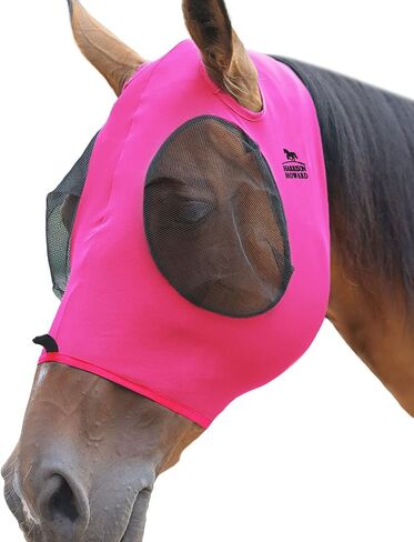 Harrison Howard Superior Comfort Breathable Fly Masks Stretchy Fitting Soft on Skin with Forelock Opening in Saudi Arabia