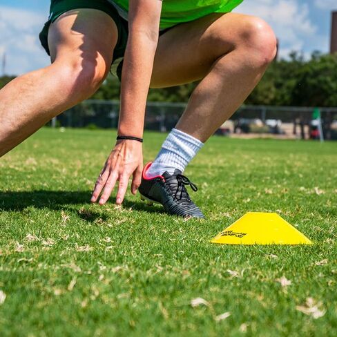 Soccer Innovations 12-Inch Jumbo Training Cones, (6) Yellow / (6) Orange, Set of 12 in Saudi Arabia