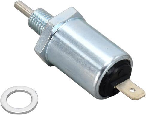 Weelparz M138477 المكربن ​​الوقود إيقاف الملف اللولبي 21188-2011 متوافق مع جون ديري LT180 LX277 X475 X520 X540 Z840 GX325 GX345 متوافق مع Kawasaki FD590V FD671D FD711D FD731V FD750D in Kuwait