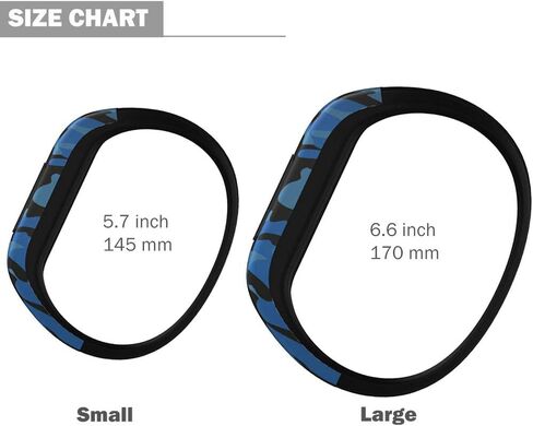 iBREK for Garmin Vivofit jr/jr 2/3 Bands, Silicone Stretchy Replacement Watch Bands for Kids Boys Girls Small Large(No Tracker)-Small,3 Pack:Blue&Green&Gray Camo in Saudi Arabia