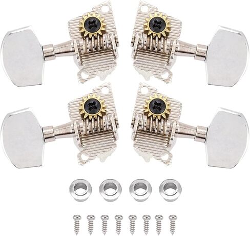 Guitar String Tuning Peg, 4pcs 2L2R Guitar Machine Heads Knobs Tuners Tuning Keys for Classical Style Ukulele Guitar DIY Parts in Saudi Arabia